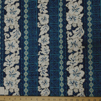 SWATCHES Blue/Green 100% Cotton Hawaiian Prints