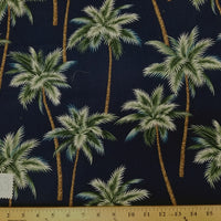 SWATCHES Blue/Green 100% Cotton Hawaiian Prints