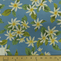 SWATCHES Blue/Green 100% Cotton Hawaiian Prints