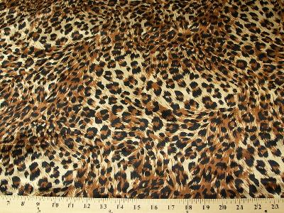 Jaguar Charmeuse Satin BROWN BLACK CH-4