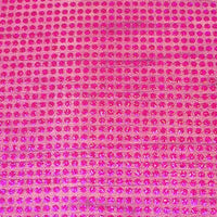 Large Hologram Confetti Dot Sequins FUCHSIA