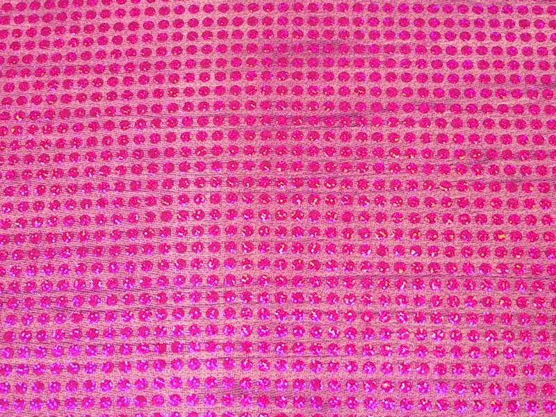 Large Hologram Confetti Dot Sequins FUCHSIA