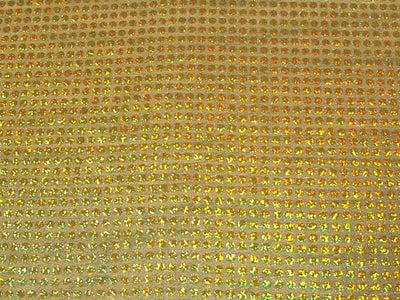 Large Hologram Confetti Dot Sequins YELLOW GOLD