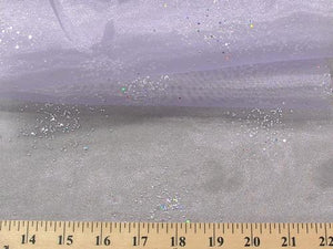 Sparkle Glitter Organza LAVENDER