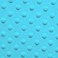 Minky Dimple Dot Fur LIGHT TURQUOISE