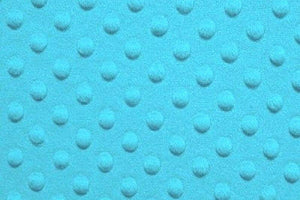 Minky Dimple Dot Fur LIGHT TURQUOISE
