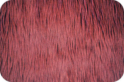 Long Pile Shaggy Fur MAROON