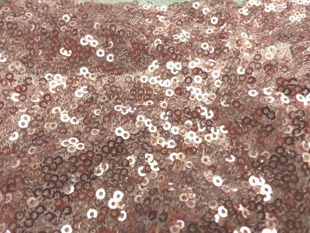 Embroidered Glitz Sequins MAUVE