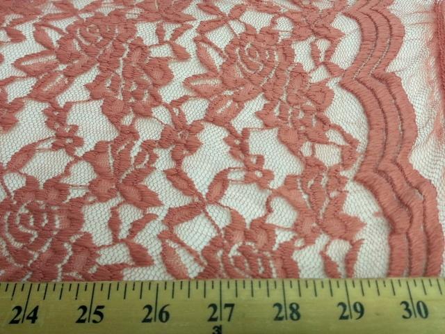 Jacquard Stretch Lace MUAVE