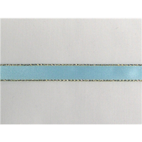 3/8" Gold Metallic Edge Satin Ribbon