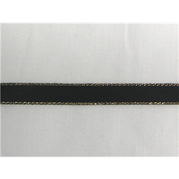 1/4" Gold Metallic Edge Satin Ribbon