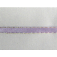 1/4" Gold Metallic Edge Satin Ribbon
