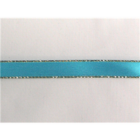 1/4" Gold Metallic Edge Satin Ribbon