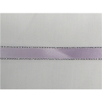 1/4" Silver Metallic Edge Satin Ribbon
