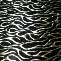 SWATCHES Metallic Flames Spandex