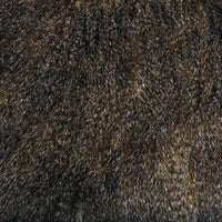 Striped Frizzy Fox Brown Minky Fur MF-16