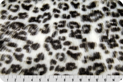 White Panther Fur White/Black MF-54