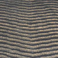 Zig Zag Pewter Black Minky Fur MF-6
