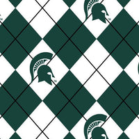 Premium Anti-Pill Michigan State Argyle Fleece B575