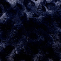 Rose Bud Fur NAVY BLUE