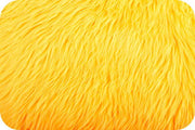 Long Pile Shaggy Fur NEON YELLOW