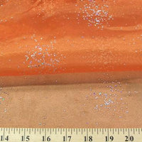 Sparkle Glitter Organza ORANGE