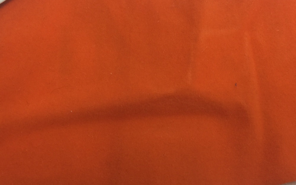 Orange Velveteen Flocking Light Weight
