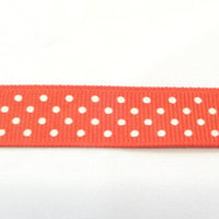 7/8" Grosgrain Ribbon W/Dots