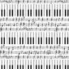 Premium Anti-Pill Piano Keys Fleece A67