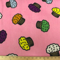 Premium Anti-Pill Cupcakes Fleece 172
