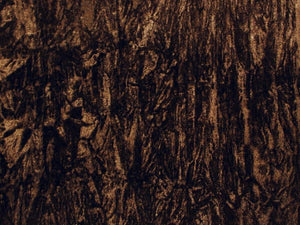 Poly Upholstery Crushed Velvet DARK BROWN CV-8