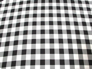 Poly Poplin Plaid BLACK