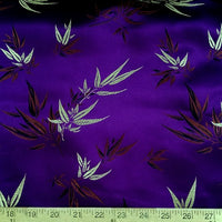 Chinese Bamboo Brocade Purple