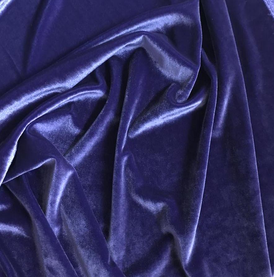 Plush Spandex Velvet PURPLE LOT 2