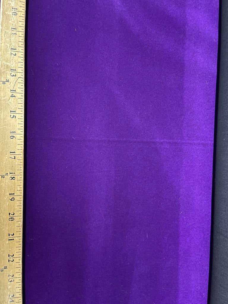 Purple Velveteen Flocking Light Weight (PIN STRIPE FLAW LINE)