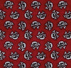 Misc Minky Cuddle Prints RED CROSSBONE