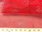 Sparkle Glitter Organza RED