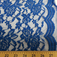 Jacquard Stretch Lace ROYAL BLUE