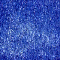 Long Pile METALLIC SHAGGY fur ROYAL BLUE
