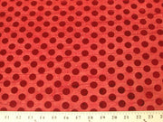 5/8" Confetti Dot Sequins RED