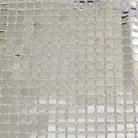 Square Sequins SILVER 50 YARD ROLL