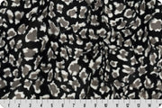 Soft Cuddle Fur LEOPARD BLACK SF-31