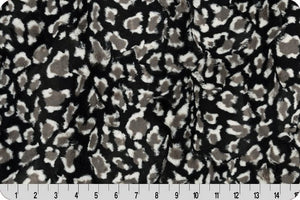 Soft Cuddle Fur LEOPARD BLACK SF-31