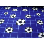 Soccer Net Blue Fleece 178