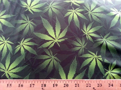 Hemp Leaves Spandex SP-64