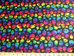 Rainbow Skulls Spandex SP-53
