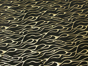 SWATCHES Metallic Flames Spandex