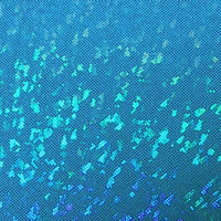 Metallic Hologram Foil Spandex TURQUOISE