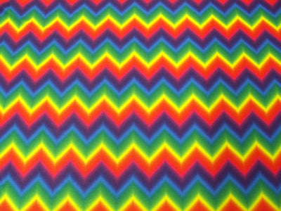 Rainbow Zig Zag Spandex SP-35