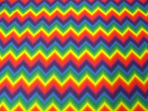 Rainbow Zig Zag Spandex SP-35